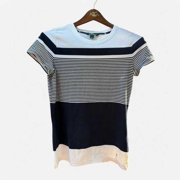 Ralph Lauren Tops - Navy and White Striped Women's Top